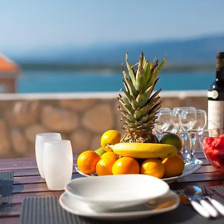 Luxury Villa Allen With Pool Klimno Zimmer foto